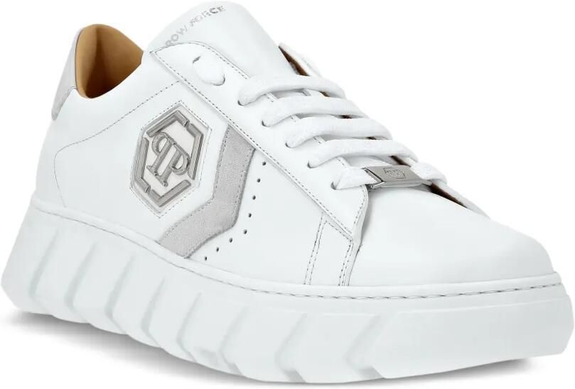 Philipp Plein Hexagon low-top sneakers Wit