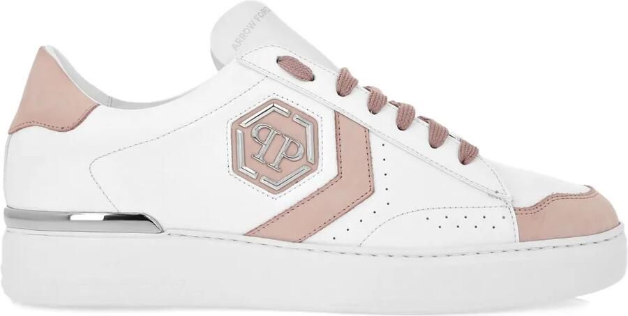 Philipp Plein Hexagon low-top sneakers Wit