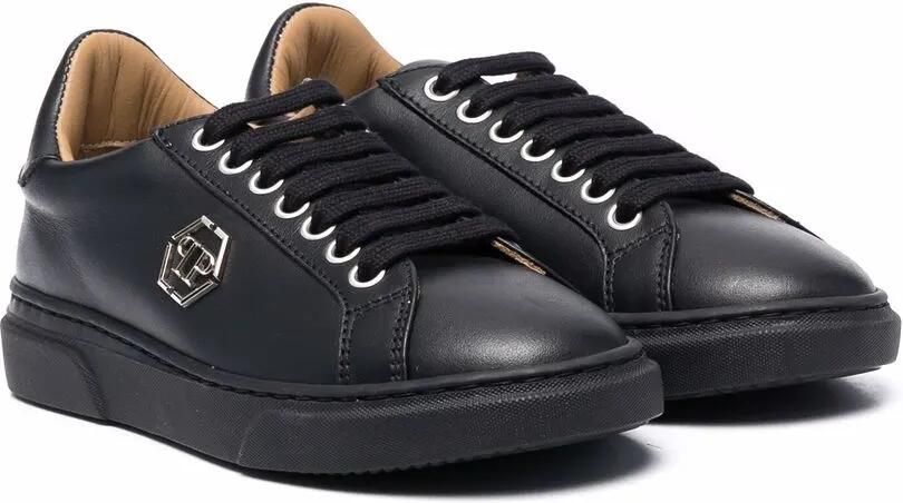 Philipp Plein Junior Hexagon low-top sneakers Zwart