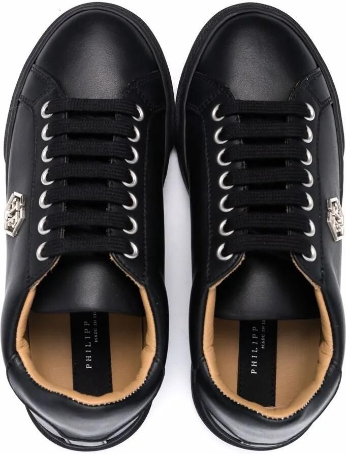 Philipp Plein Junior Hexagon low-top sneakers Zwart - Foto 2