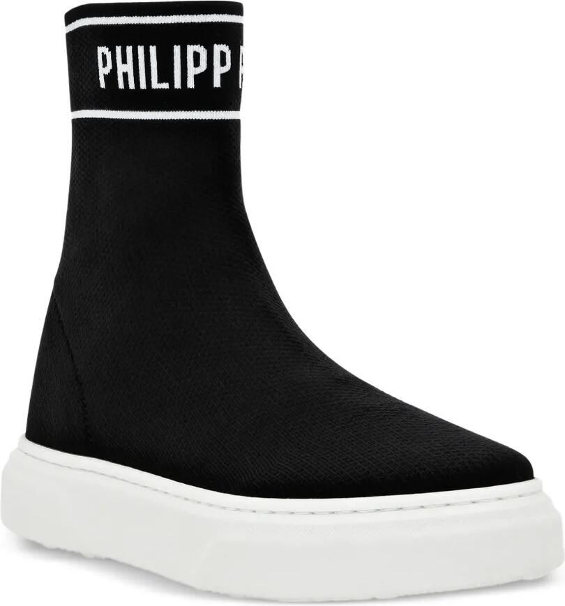 Philipp Plein Junior High-top sneakers Zwart