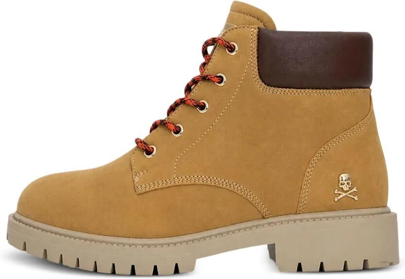 Philipp Plein Kleine nubuck leren midi-laarzen Beige - Foto 4
