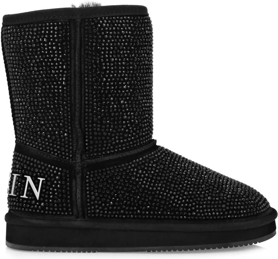 Philipp Plein Laarzen verfraaid met kristallen Zwart