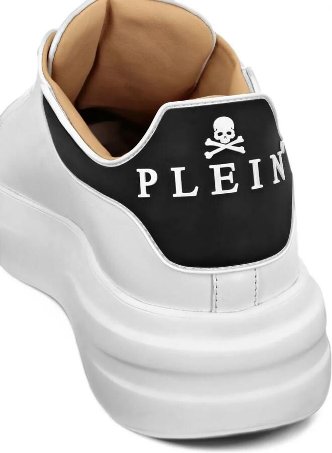 Philipp Plein leather low-top sneakers Megastar Wit - Foto 2
