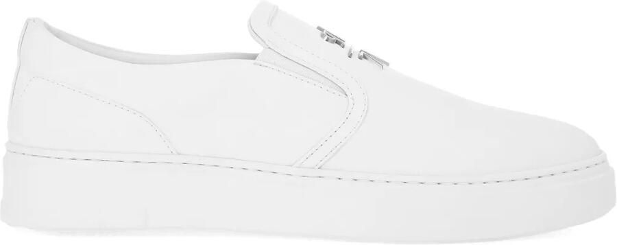 Philipp Plein Leren sneakers Wit