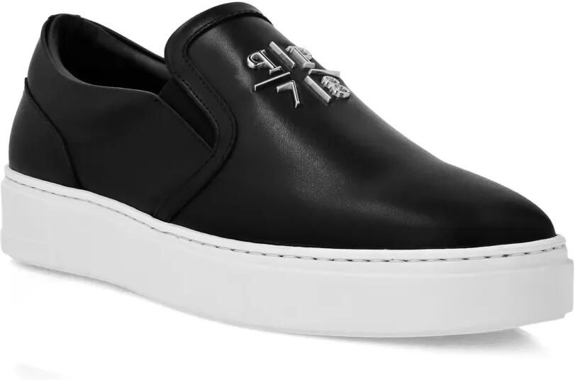 Philipp Plein Leren sneakers Zwart - Foto 4