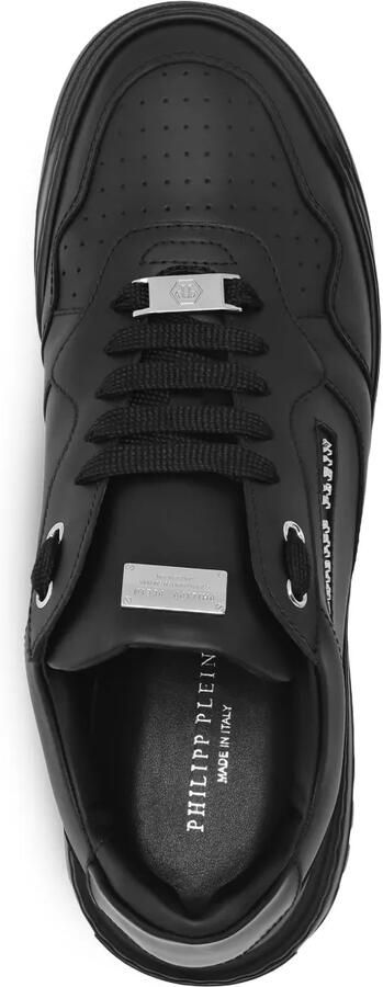 Philipp Plein Leren sneakers Zwart - Foto 4