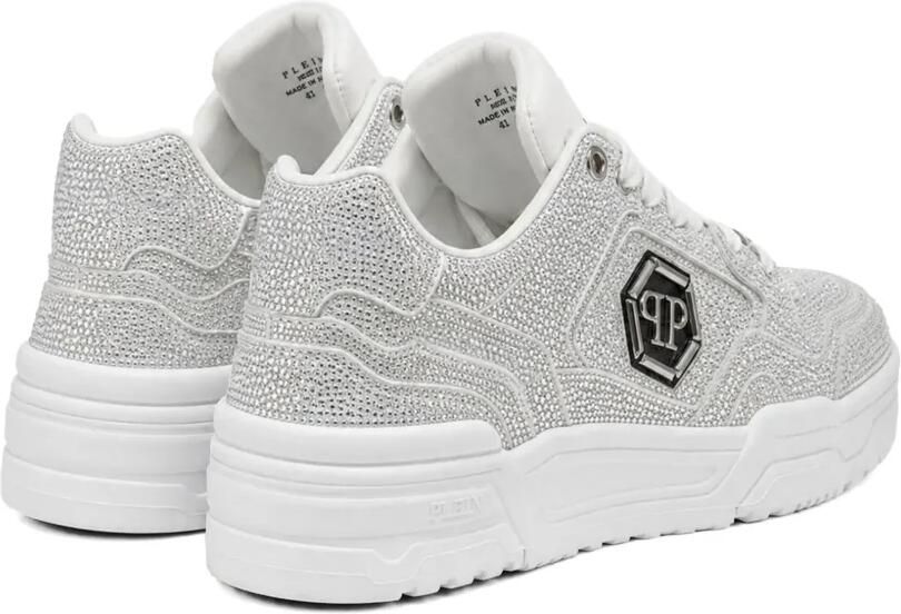 Philipp Plein Low-Top PREDATOR V2 sneakers met stras Wit - Foto 3