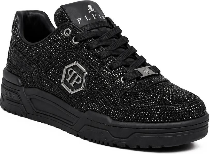 Philipp Plein Low-Top Predator V2 sneakers met stras Zwart - Foto 3