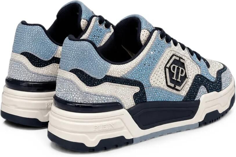Philipp Plein LOW-TOP Predator V2 Strass sneakers Blauw - Foto 4