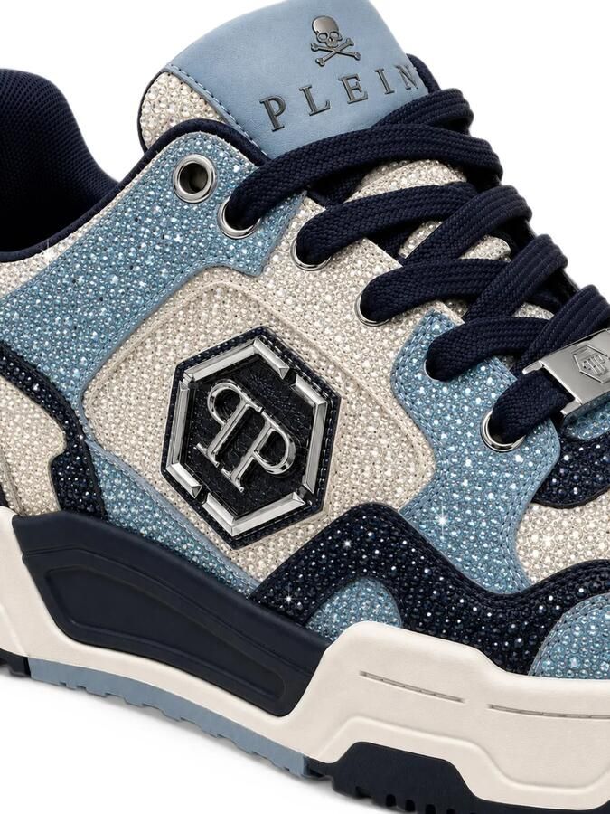 Philipp Plein LOW-TOP Predator V2 Strass sneakers Blauw - Foto 2