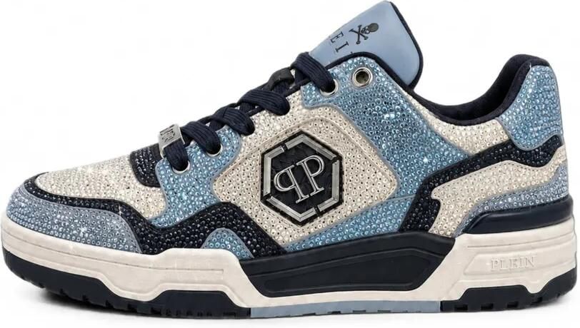 Philipp Plein LOW-TOP Predator V2 Strass sneakers Blauw - Foto 5