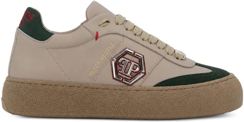 Philipp Plein Low-top Retro Hustle sneakers Beige - Foto 5