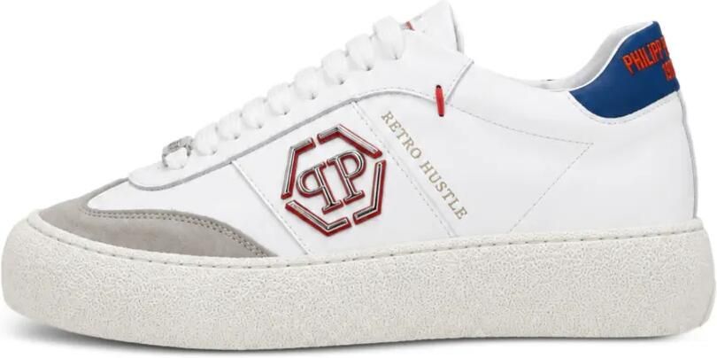 Philipp Plein Low-top Retro Hustle sneakers Wit - Foto 4