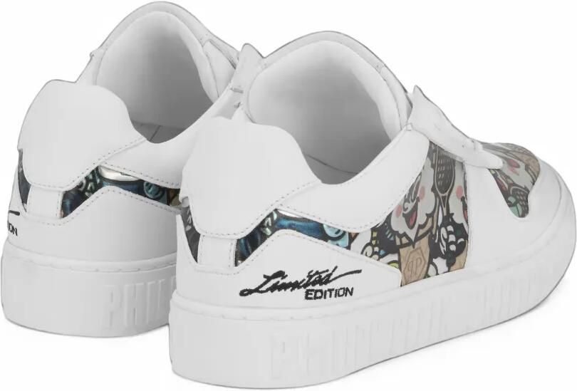 Philipp Plein Low-top sneakers met 3D-applicatie Wit