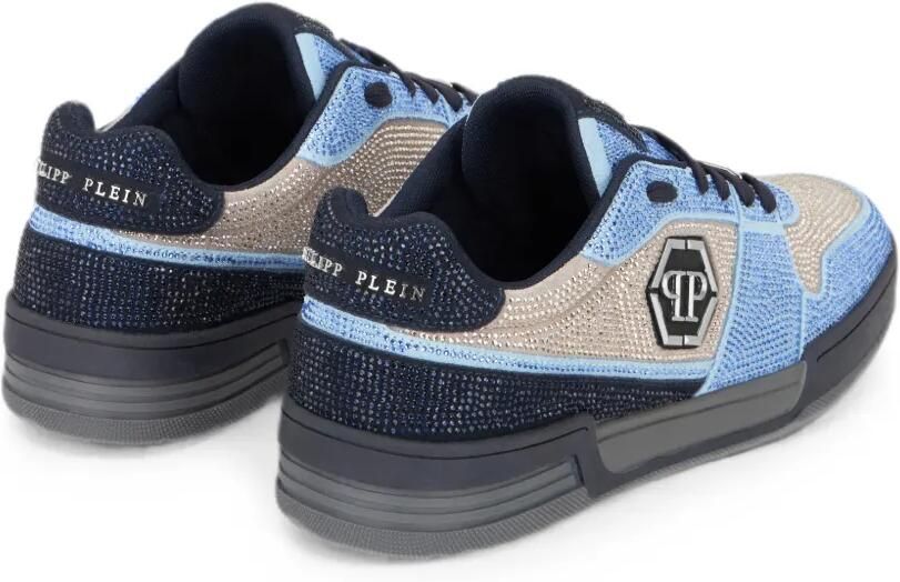 Philipp Plein Low-top sneakers P-Force 78 Strass Blauw - Foto 3