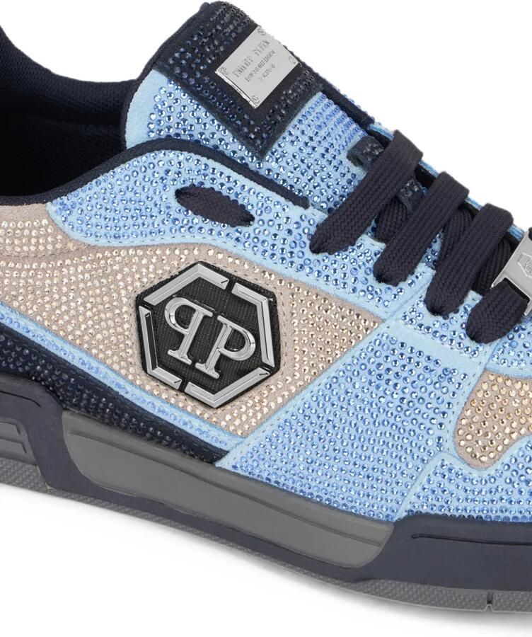 Philipp Plein Low-top sneakers P-Force 78 Strass Blauw - Foto 2