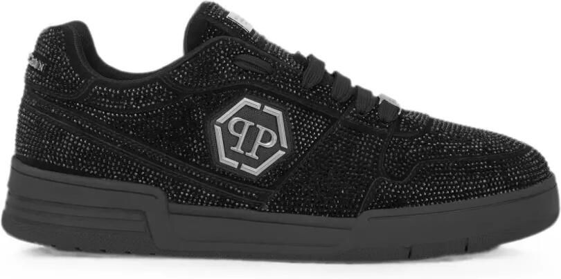 Philipp Plein Low-top sneakers P-FORCE 78 Strass Zwart
