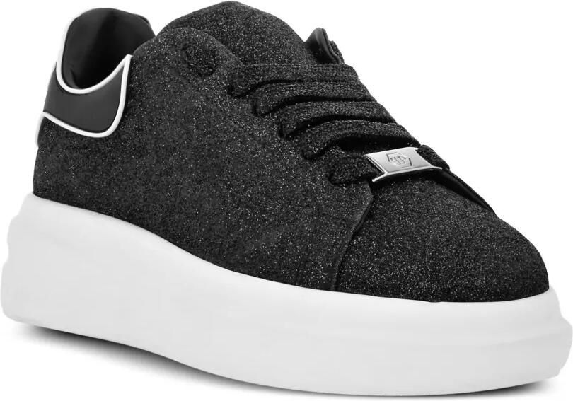 Philipp Plein Megastar low-top sneakers met glitter Zwart - Foto 3