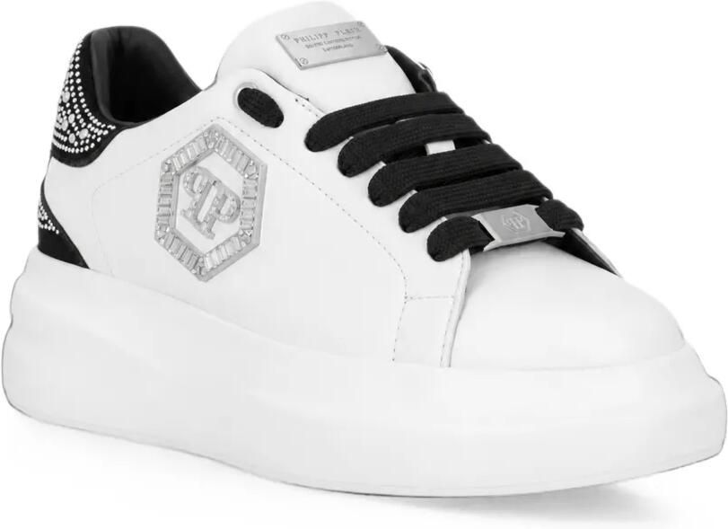 Philipp Plein Megastar low-top sneakers met stras Wit - Foto 3