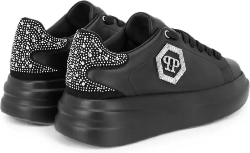 Philipp Plein Megastar low-top sneakers met stras Zwart - Foto 4