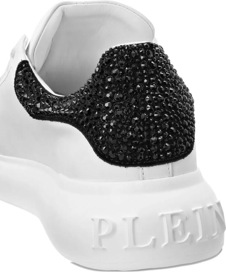 Philipp Plein Mix Strass sneakers verfraaid met kristallen en plateauzool Wit - Foto 2