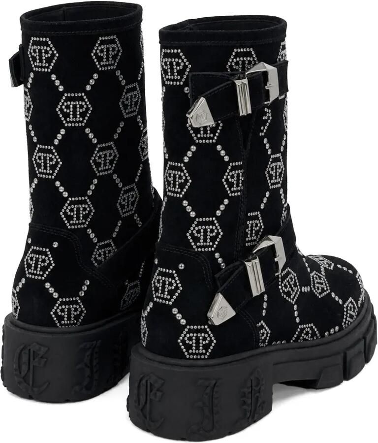 Philipp Plein Monogram laarzen verfraaid met stras Zwart - Foto 2