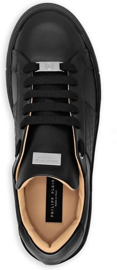 Philipp Plein Monogram low-top sneakers Zwart - Foto 4