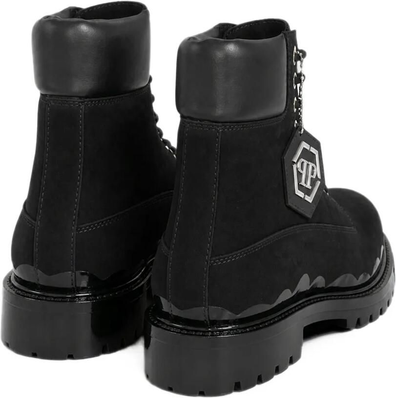 Philipp Plein Nabuk veterlaarzen Zwart