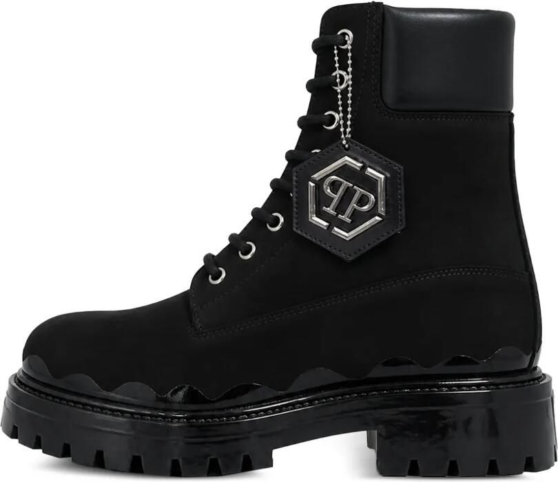 Philipp Plein Nabuk veterlaarzen Zwart - Foto 5