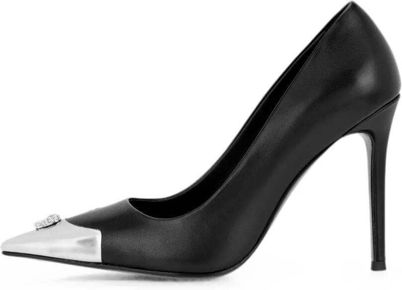 Philipp Plein Nappa Decollete Skull pumps Zwart - Foto 5