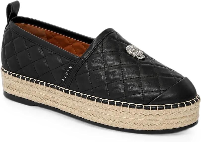 Philipp Plein Nappa espadrillas schedel Zwart - Foto 3