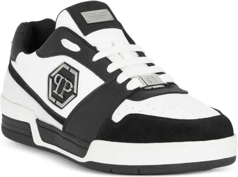 Philipp Plein P-Force 78 sneakers met logoplakkaat Wit - Foto 4