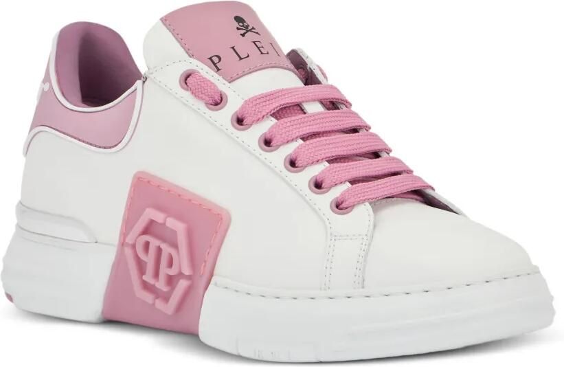 Philipp Plein Phantom Kick$ low-top sneakers met logoplakkaat Wit - Foto 5