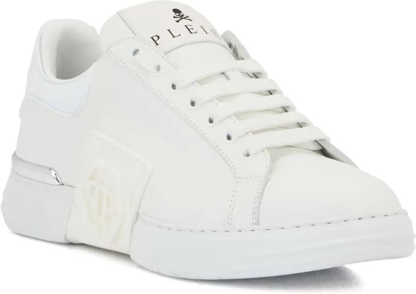 Philipp Plein Phantom Kick$ low-top sneakers met logoplakkaat Wit - Foto 5