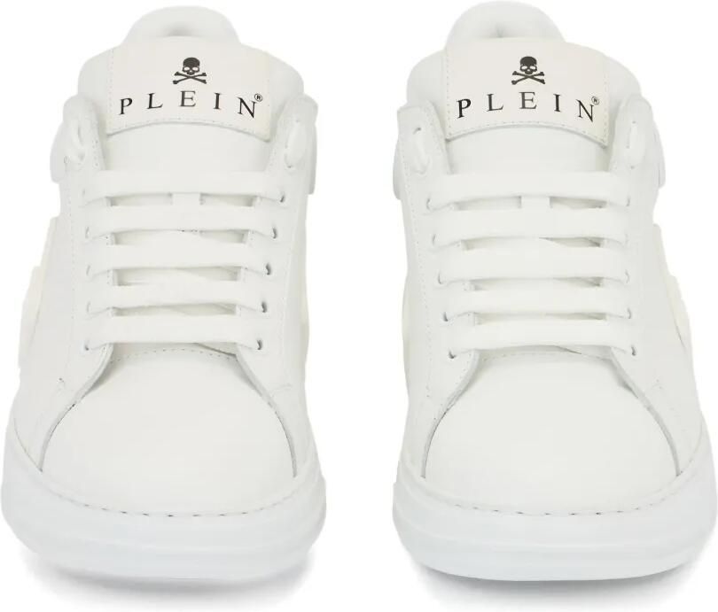Philipp Plein Phantom Kick$ low-top sneakers met logoplakkaat Wit - Foto 4