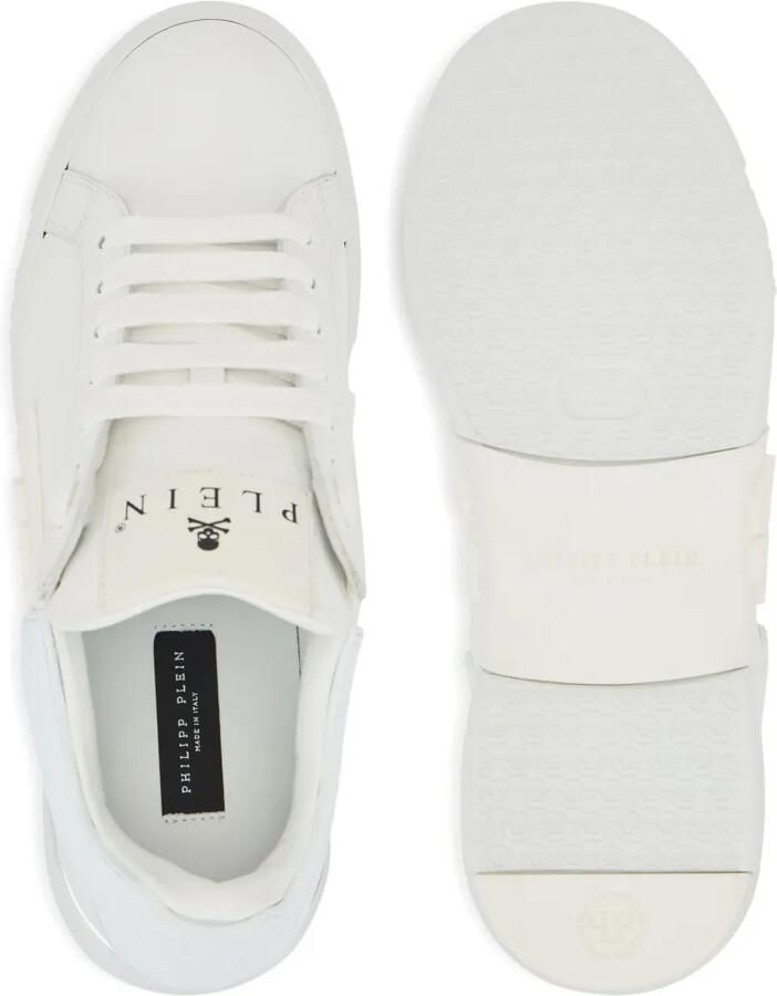 Philipp Plein Phantom Kick$ low-top sneakers met logoplakkaat Wit - Foto 3