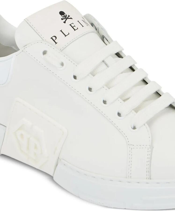 Philipp Plein Phantom Kick$ low-top sneakers met logoplakkaat Wit - Foto 2