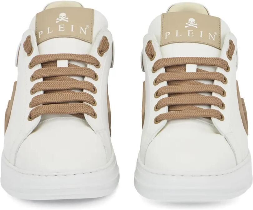 Philipp Plein Phantom Kick$ low-top sneakers met logoplakkaat Wit - Foto 4