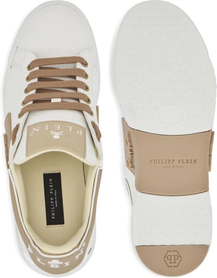 Philipp Plein Phantom Kick$ low-top sneakers met logoplakkaat Wit - Foto 3