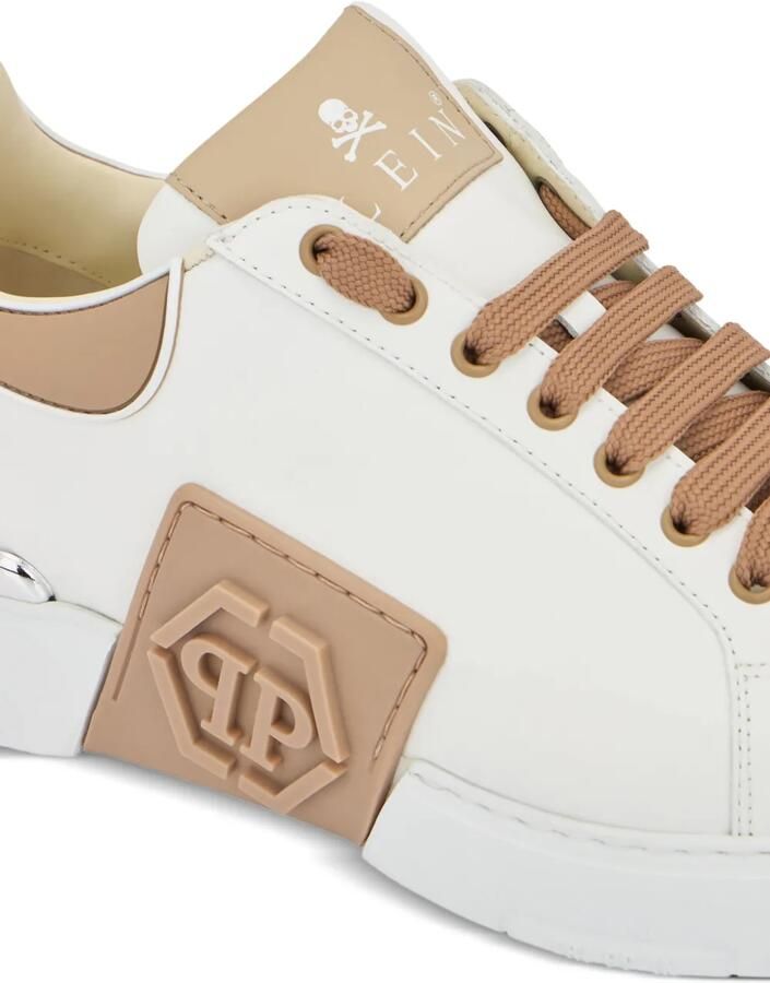 Philipp Plein Phantom Kick$ low-top sneakers met logoplakkaat Wit - Foto 2