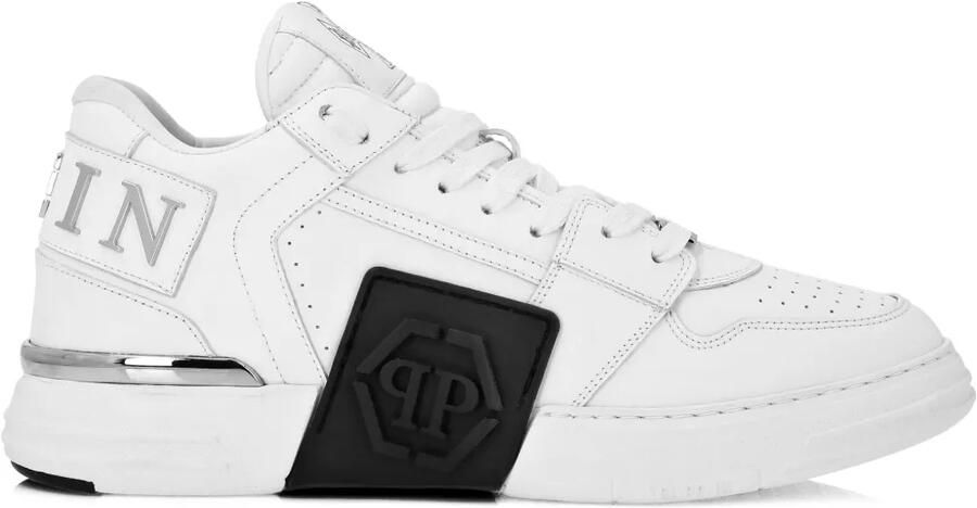 Philipp Plein Phantom Kicks sneakers met vlakken en logo Wit