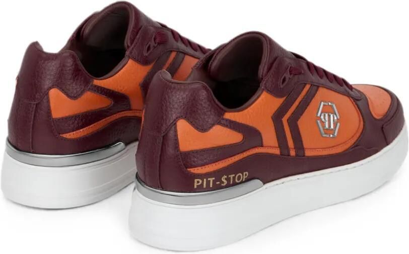 Philipp Plein Pit-$top low-top sneakers Rood - Foto 4