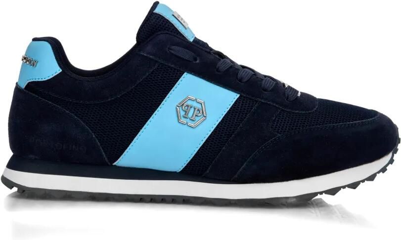 Philipp Plein Portofino Runner Hexagon sneakers Blauw