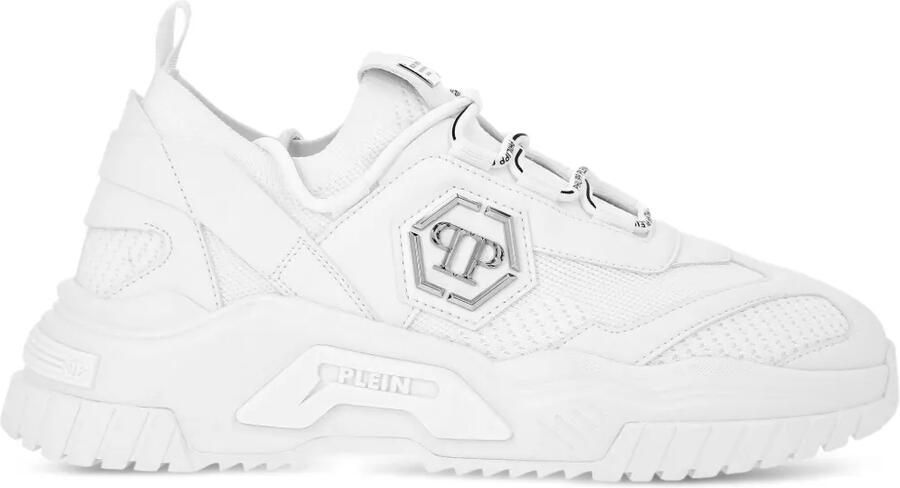 Philipp Plein Predator low-top sneakers Wit
