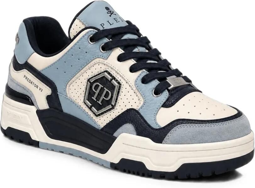 Philipp Plein Predator V2 low-top sneakers Blauw - Foto 3