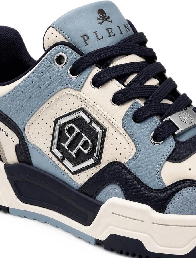 Philipp Plein Predator V2 low-top sneakers Blauw - Foto 2