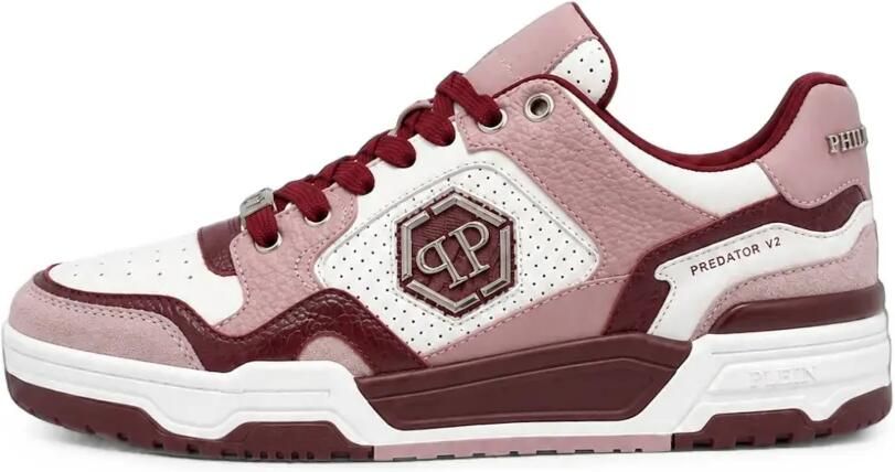 Philipp Plein Predator V2 low-top sneakers Roze - Foto 5