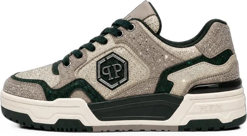 Philipp Plein Predator V2 Strass low-top sneakers Beige - Foto 5