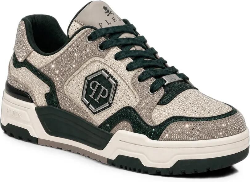 Philipp Plein Predator V2 Strass low-top sneakers Beige - Foto 3